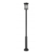 1 Light Outdoor Post Mount Fixture-Clear Seedy