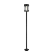 1 Light Outdoor Post Mounted Fixture-Clear Seedy