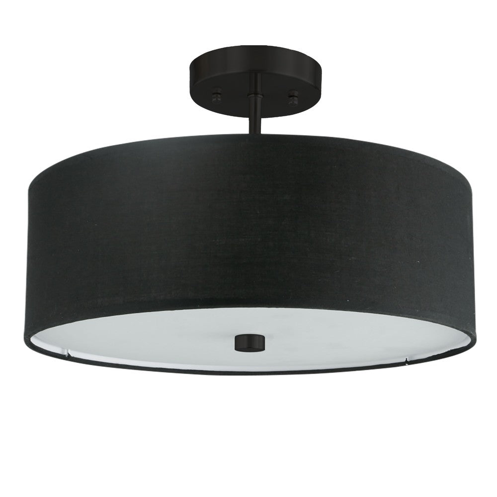 Dainolite EVERLY 571-143SF-MB-BK Semi Flush Mt Transitional - Matte Black