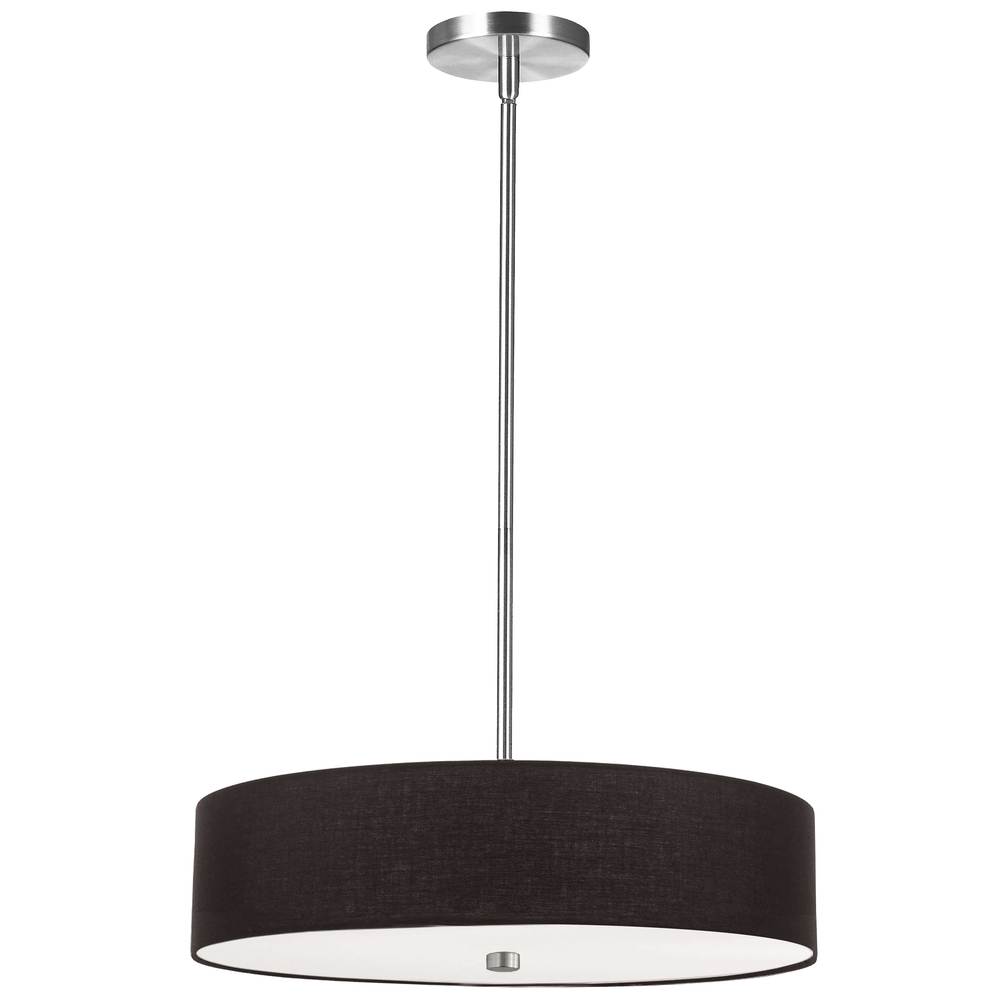 Dainolite EVERLY 571-204P-PC-BK Pendant Transitional - Polished Chrome