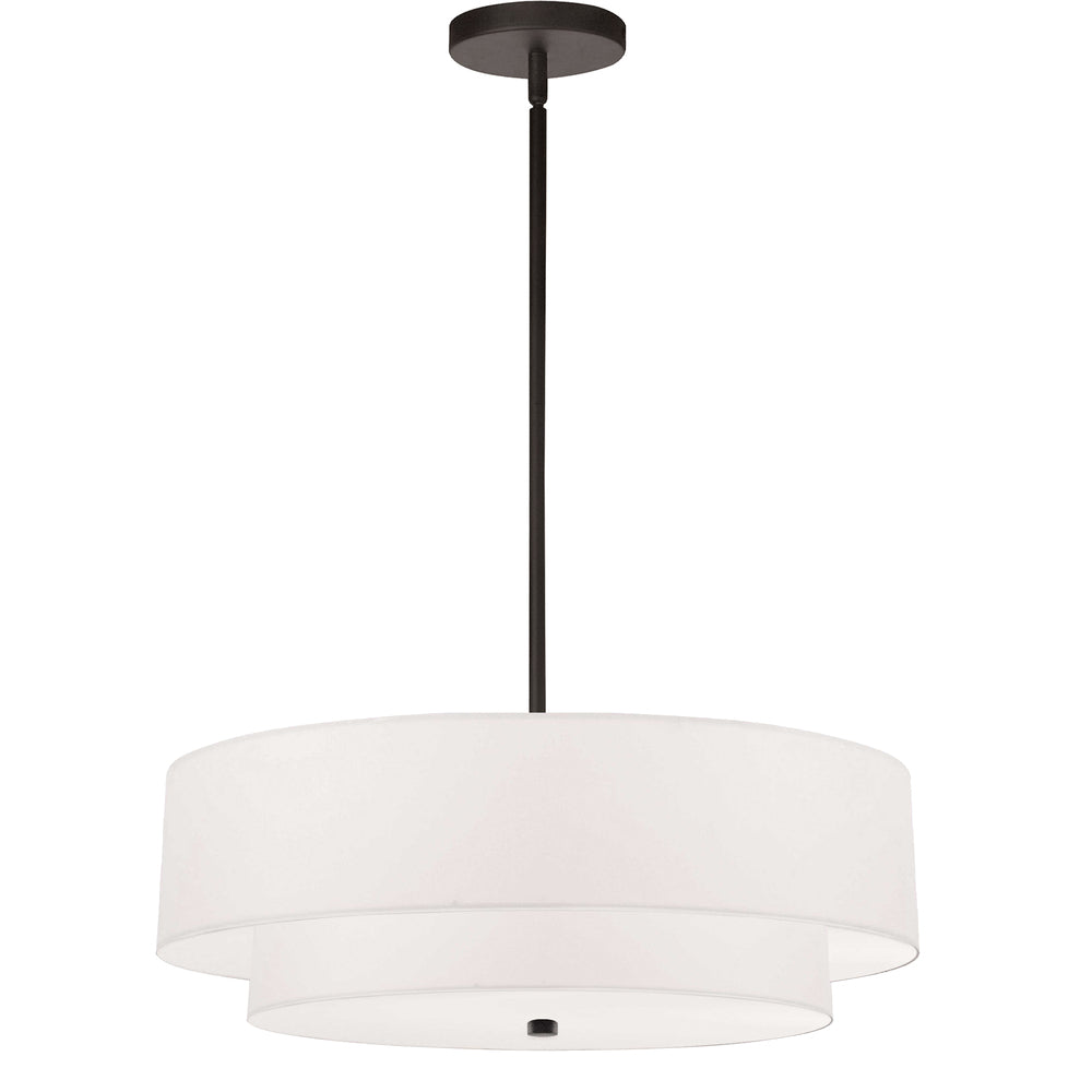 Dainolite EVERLY 571-224P-MB-WH Pendant Transitional - Matte Black