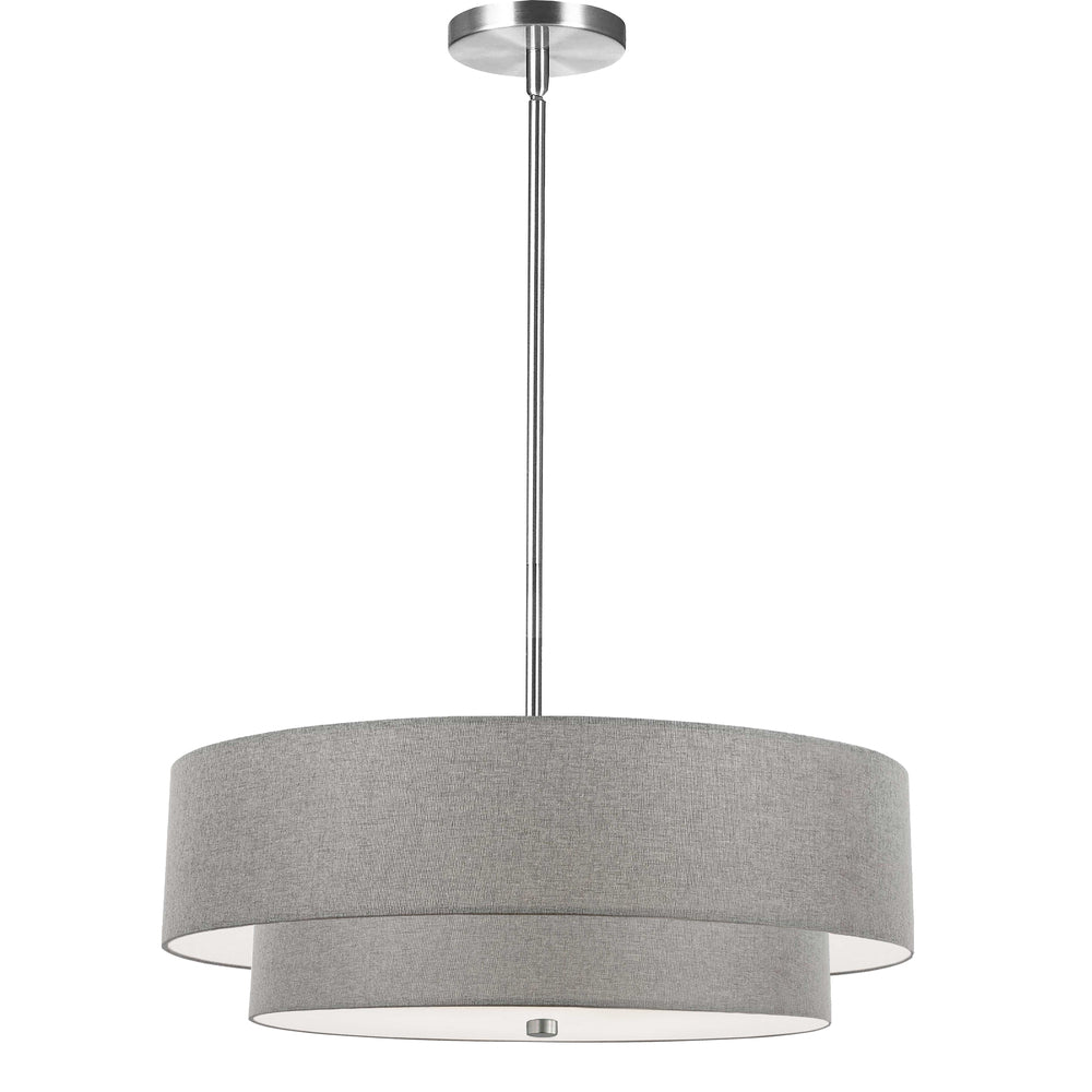 Dainolite EVERLY 571-224P-PC-GRY Pendant Transitional - Polished Chrome