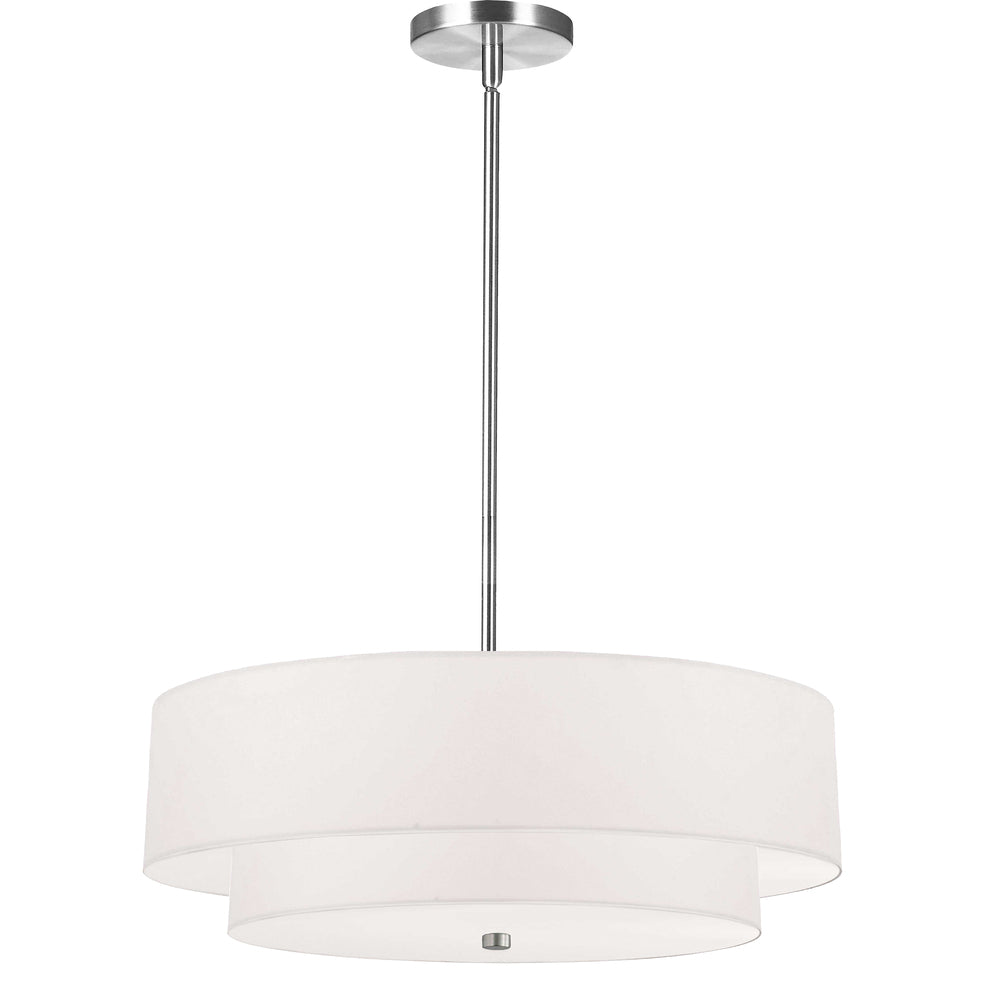 Dainolite EVERLY 571-224P-PC-WH Pendant Transitional - Polished Chrome