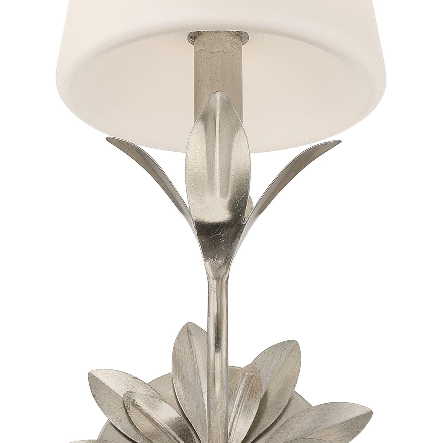 Crystorama Broche 571-OP-SA – 6.5 Inch – 1 Light – Sconce – Antique Silver – Damp Rated