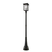 2 Light Outdoor Post Mounted Fixture-Clear