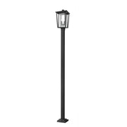2 Light Outdoor Post Mounted Fixture-Clear