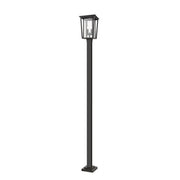 2 Light Outdoor Post Mounted Fixture-Clear
