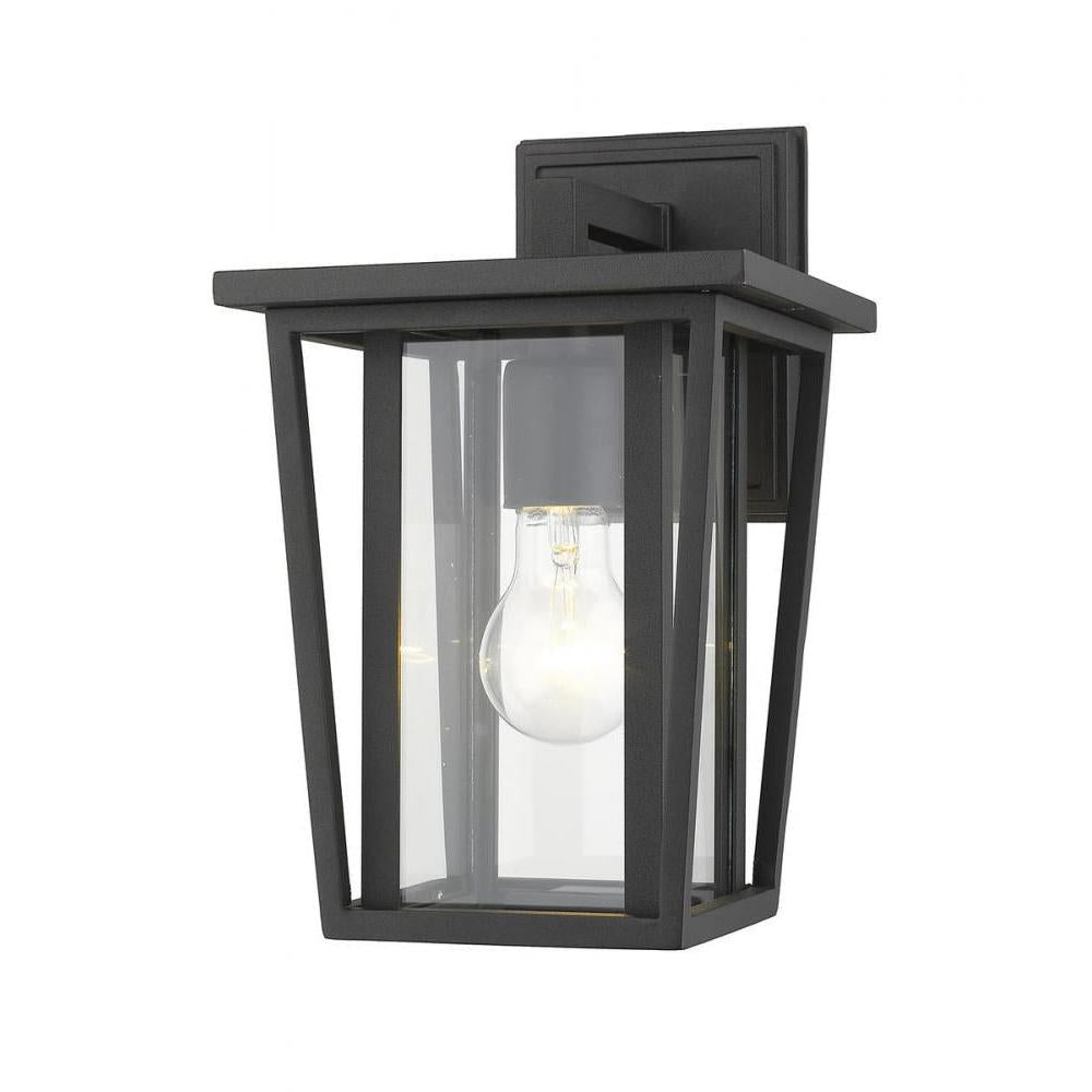 1 Light Outdoor Wall Light-Clear