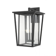 3 Light Outdoor Wall Light-Clear