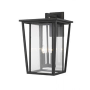 3 Light Outdoor Wall Light-Clear