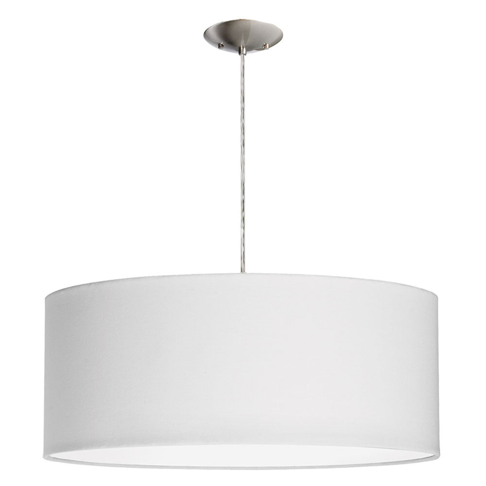 Dainolite 572210-SC-WH Pendant Modern - Satin Chrome