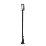 2 Light Outdoor Post Mounted Fixture-Clear Beveled