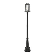 2 Light Outdoor Post Mounted Fixture-Clear Beveled