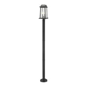 2 Light Outdoor Post Mounted Fixture-Clear Beveled