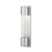 1 Light Outdoor Wall Light-Clear Optic Glass