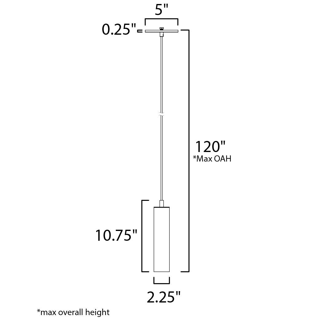 Maxim Lighting CHIP 57600BK Pendant Transitional - Black