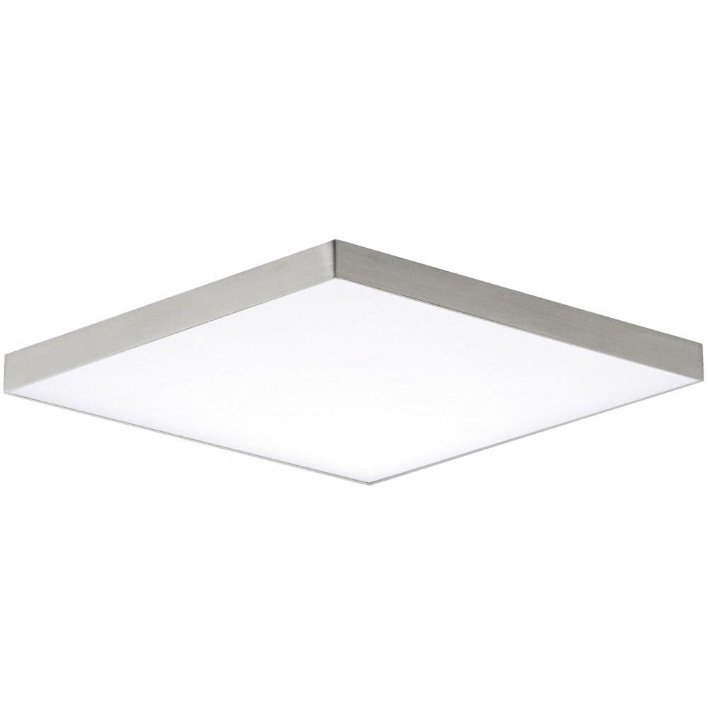 Maxim Lighting 57669WTSN Trim 10.5 Inch Flush Mount Light – Satin Nickel