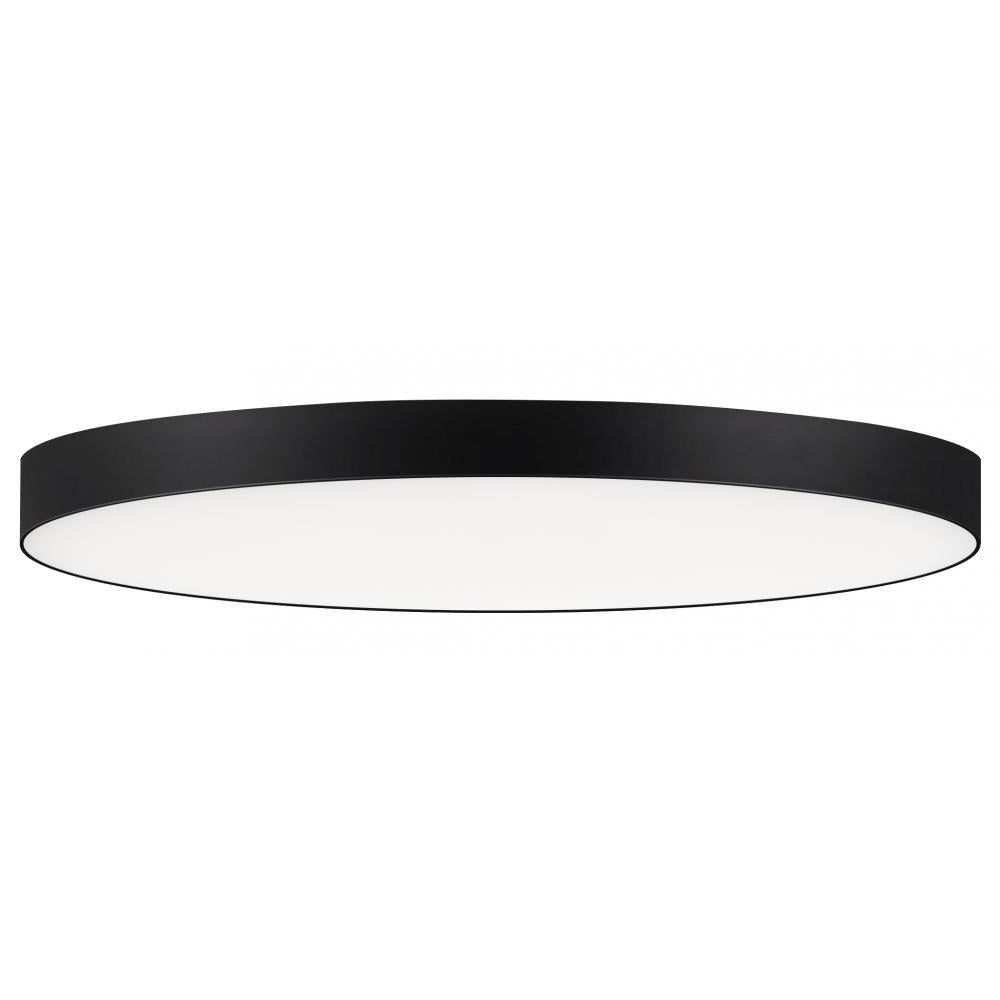 Maxim Lighting 57670WTBK Trim 16 Inch Flush Mount Light – Black