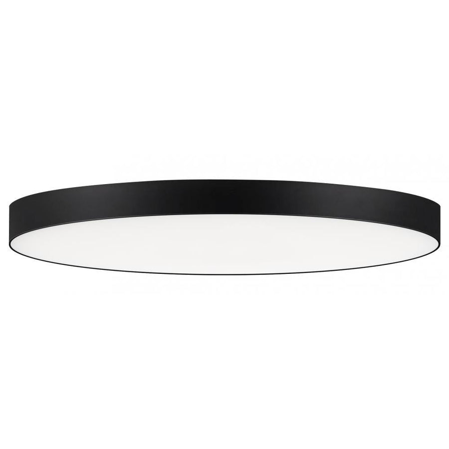 Maxim Lighting 57670WTBK Trim 16 Inch Flush Mount Light – Black