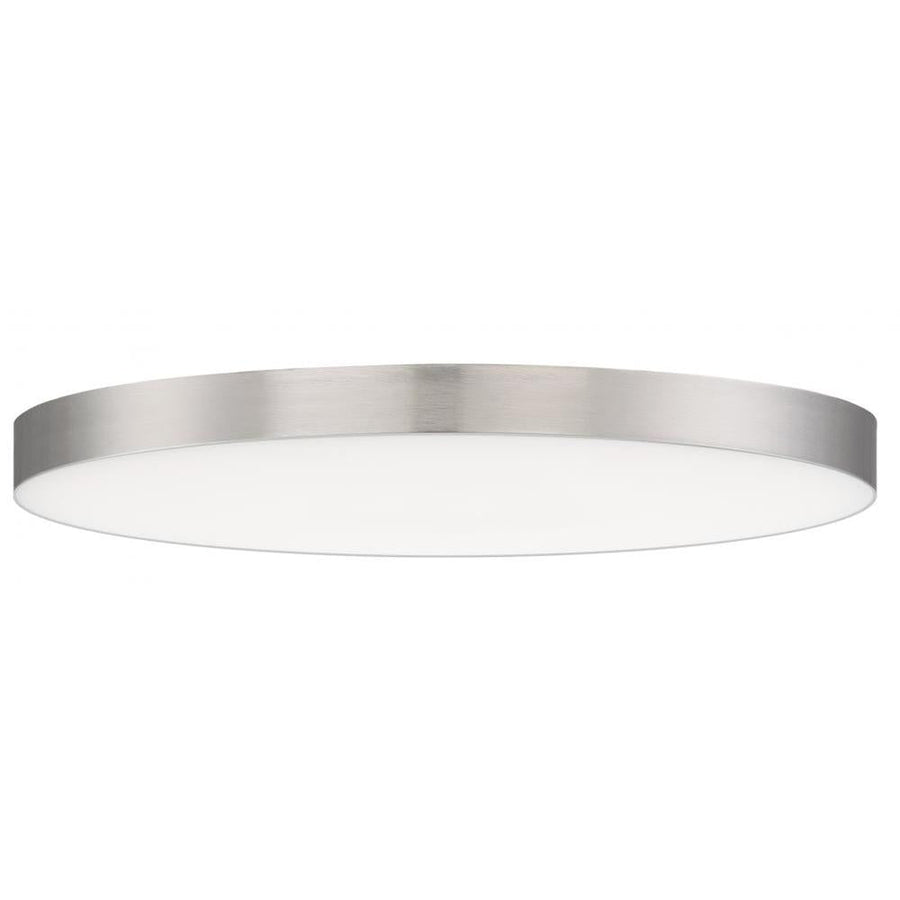 Maxim Lighting 57670WTSN Trim 16 Inch Flush Mount Light – Satin Nickel