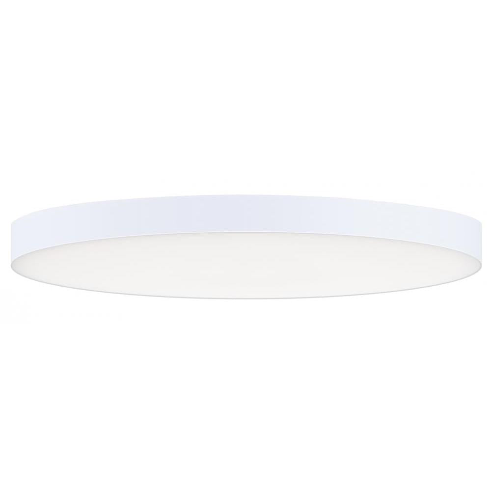 Maxim Lighting 57670WTWT Trim 16 Inch Flush Mount Light – White