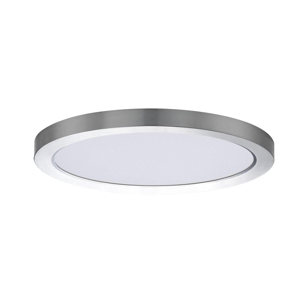 Maxim Lighting 57696WTSN Chip 12 Inch Flush Mount Light – Satin Nickel