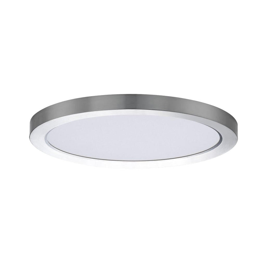 Maxim Lighting 57696WTSN Chip 12 Inch Flush Mount Light – Satin Nickel
