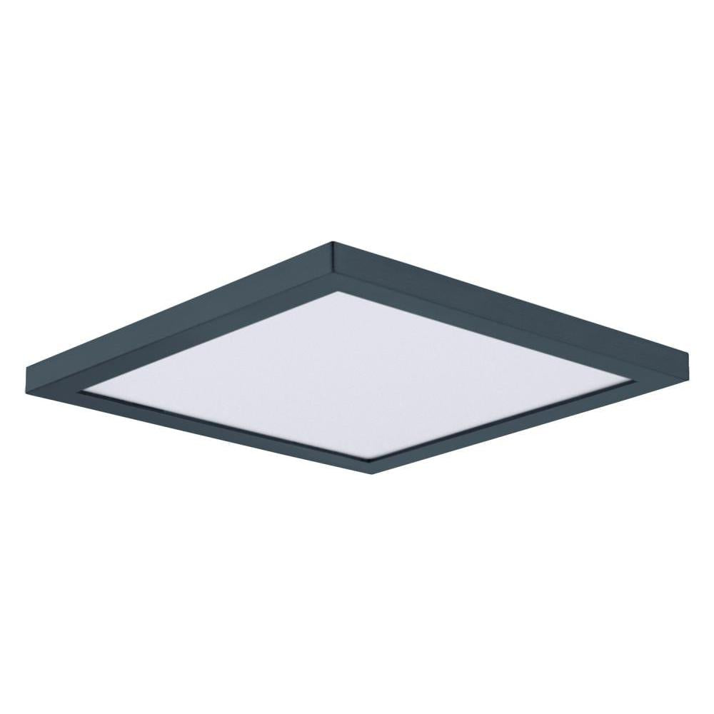 Maxim Lighting 57697WTBK Chip 6.5 Inch Flush Mount Light – Black