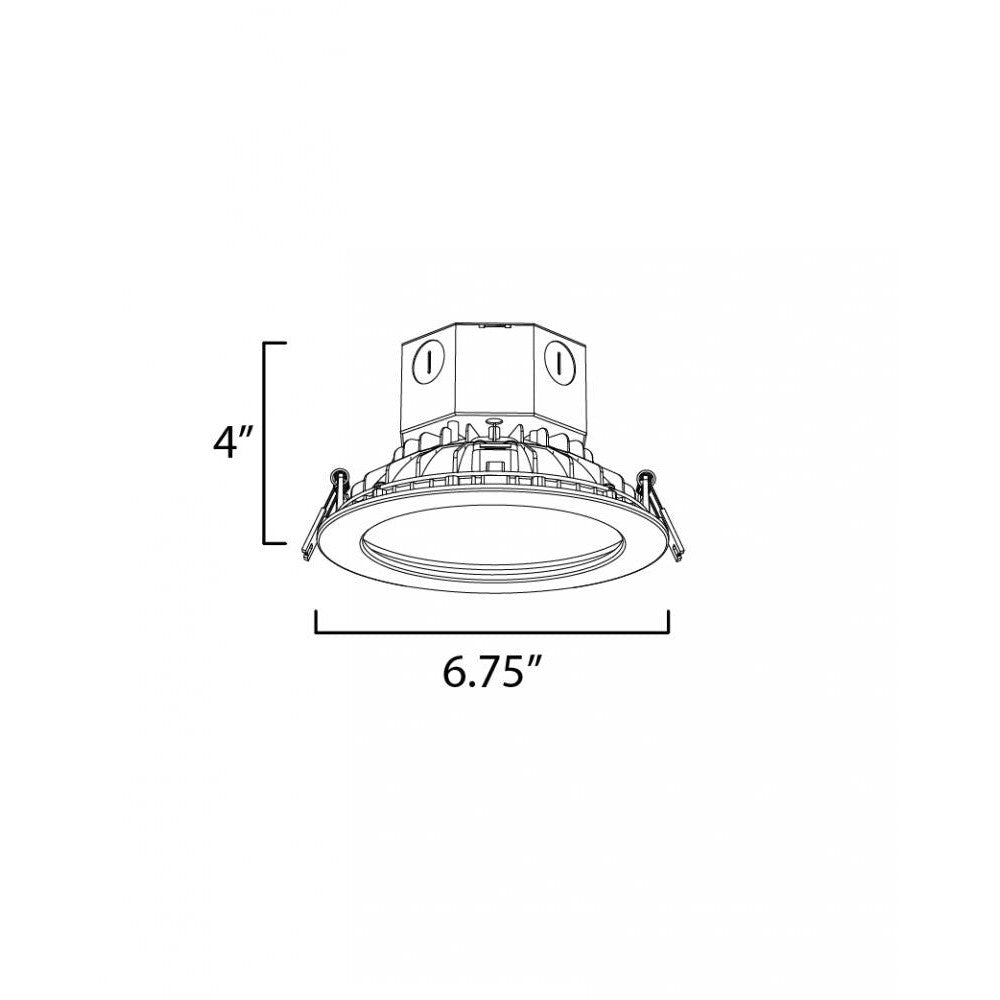 Maxim Lighting COVE 57797WTWT Utility Contemporary - White