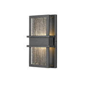 2 Light Outdoor Wall Light-Clear Seedy