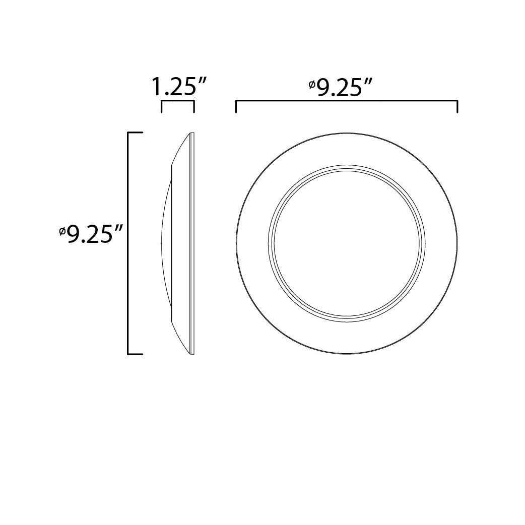 Maxim Lighting DIVERSE 57850WTSN Flush Mount Traditional - Nickel