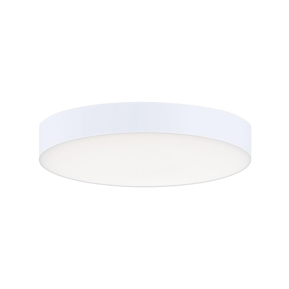 Maxim Lighting 57885WTWT Trim - 0-10 V 9 Inch Flush Mount Light – White