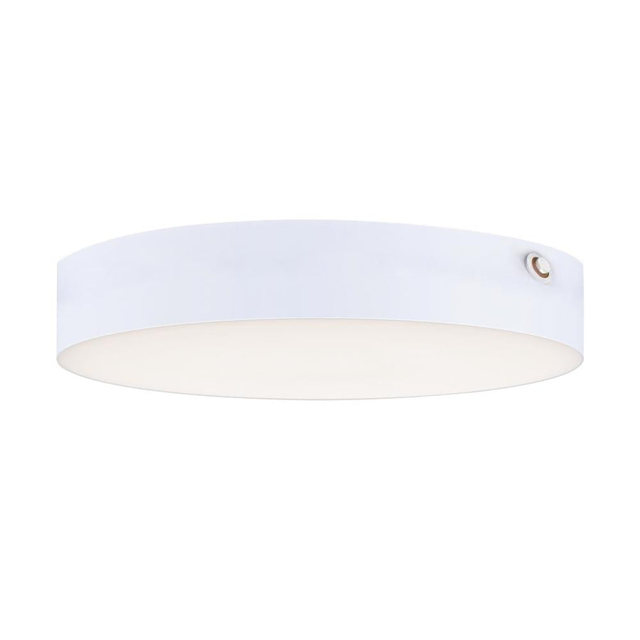 Maxim Lighting 57892WTWT Trim - 0-10 V 7 Inch Flush Mount Light – White