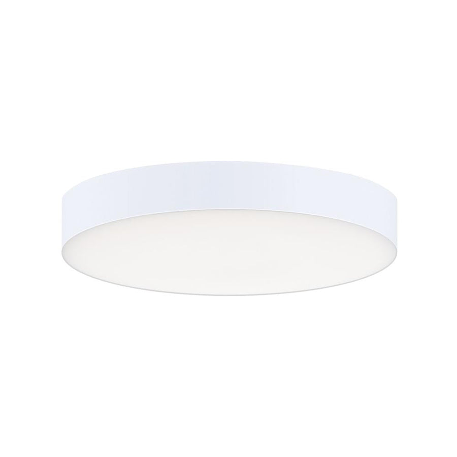 Maxim Lighting 57895WTWT Trim - 0-10 V 7 Inch Flush Mount Light – White
