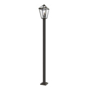 3 Light Outdoor Post Mounted Fixture-Clear Seedy