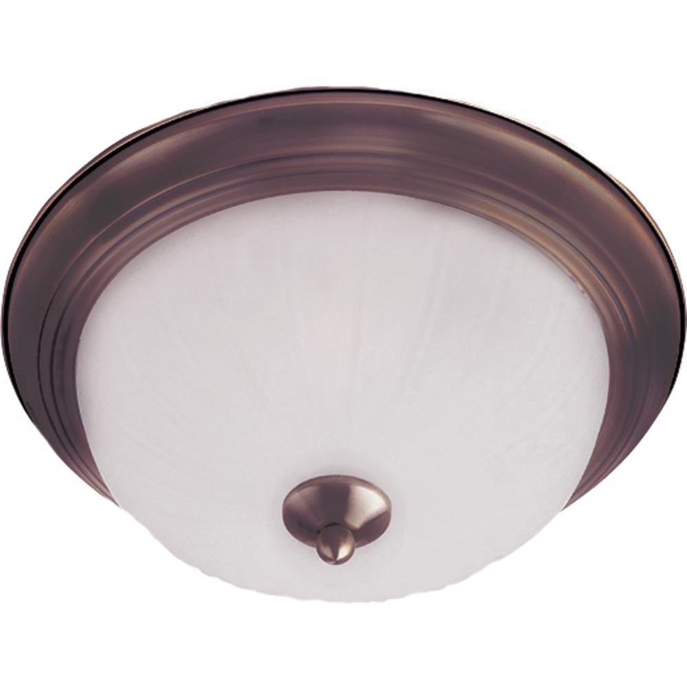 Maxim Lighting 5830FTOI Essentials 11.5 Inch Flush Mount Light – Oil Rubbed Bronze