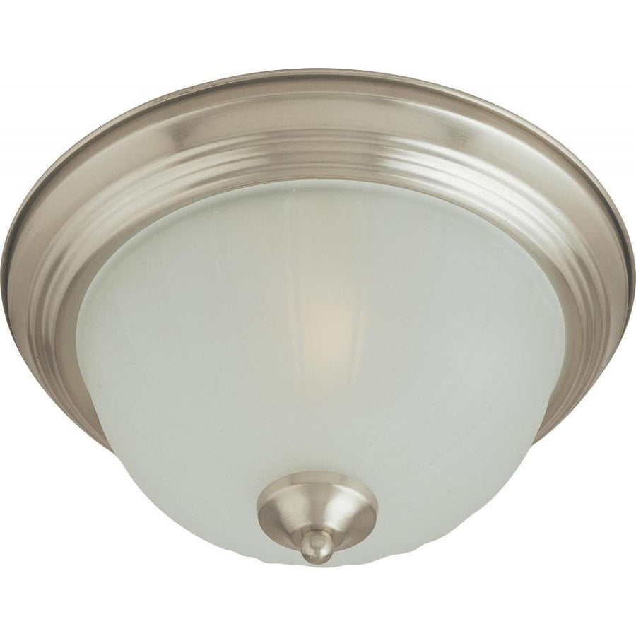 Maxim Lighting 5831FTSN Essentials 13.5 Inch Flush Mount Light – Satin Nickel