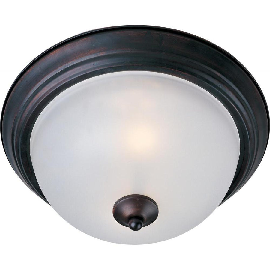 Maxim Lighting 5840FTOI Essentials 11.5 Inch Flush Mount Light – Oil Rubbed Bronze