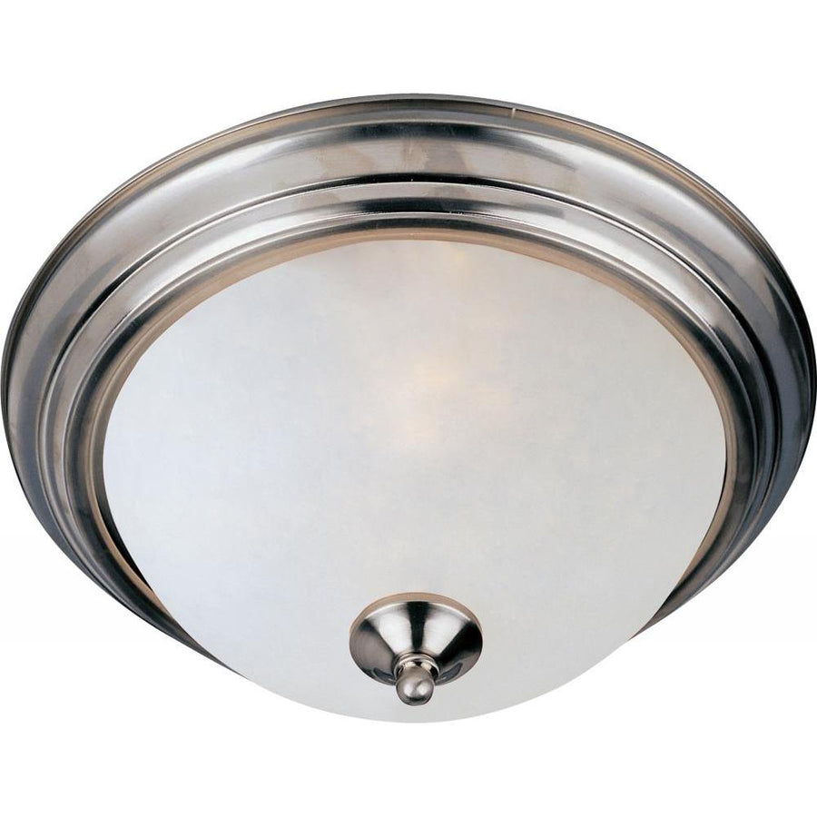 Maxim Lighting 5840FTSN Essentials 11.5 Inch Flush Mount Light – Satin Nickel