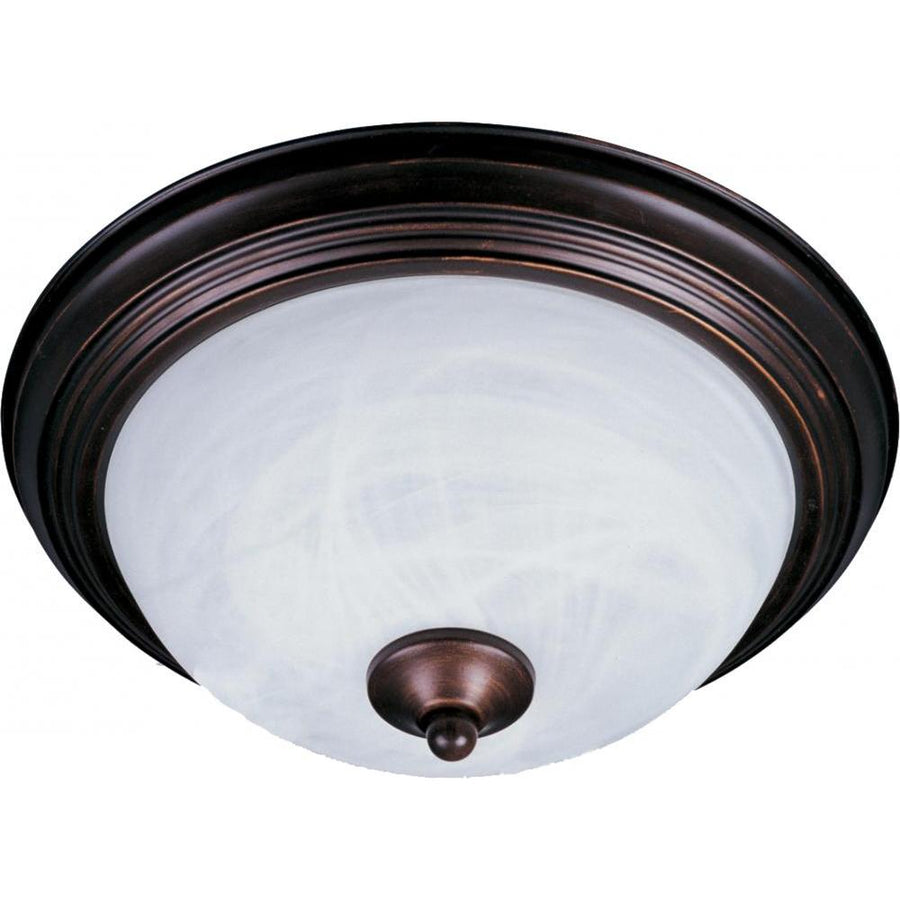 Maxim Lighting 5840MROI Essentials 11.5 Inch Flush Mount Light – Oil Rubbed Bronze