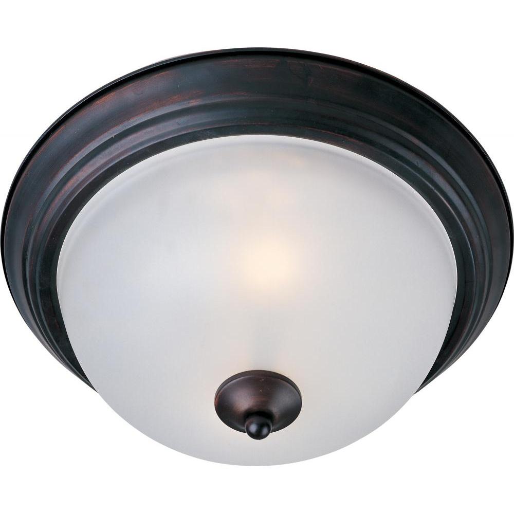Maxim Lighting 5842FTOI Essentials 15.5 Inch Flush Mount Light – Oil Rubbed Bronze