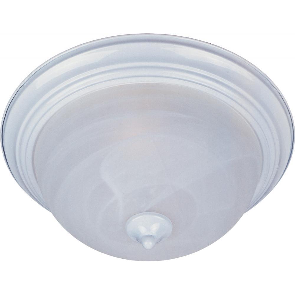 Maxim Lighting 5842MRWT Essentials 15.5 Inch Flush Mount Light – White