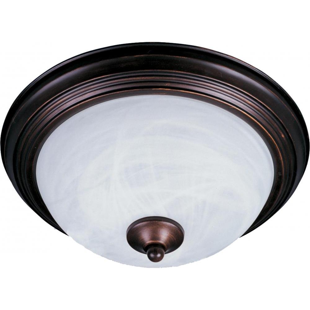 Maxim Lighting 5849MROI Essentials 11.5 Inch Flush Mount Light – Oil Rubbed Bronze