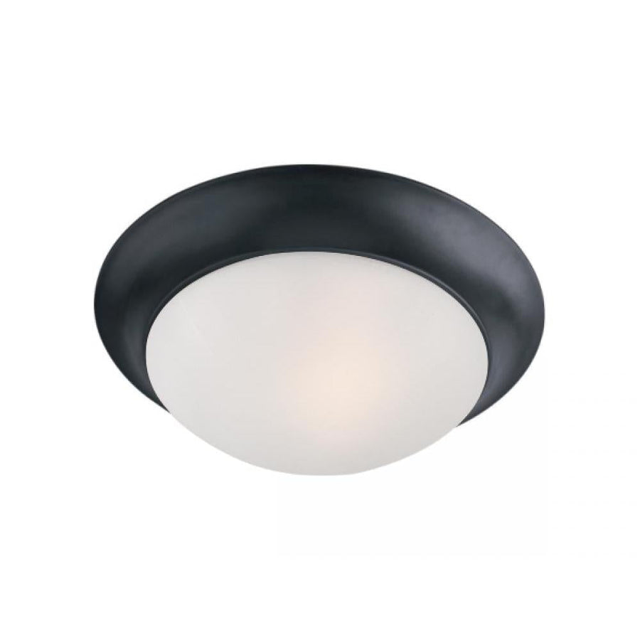 Maxim Lighting 5850FTBK Essentials 12 Inch Flush Mount Light – Black