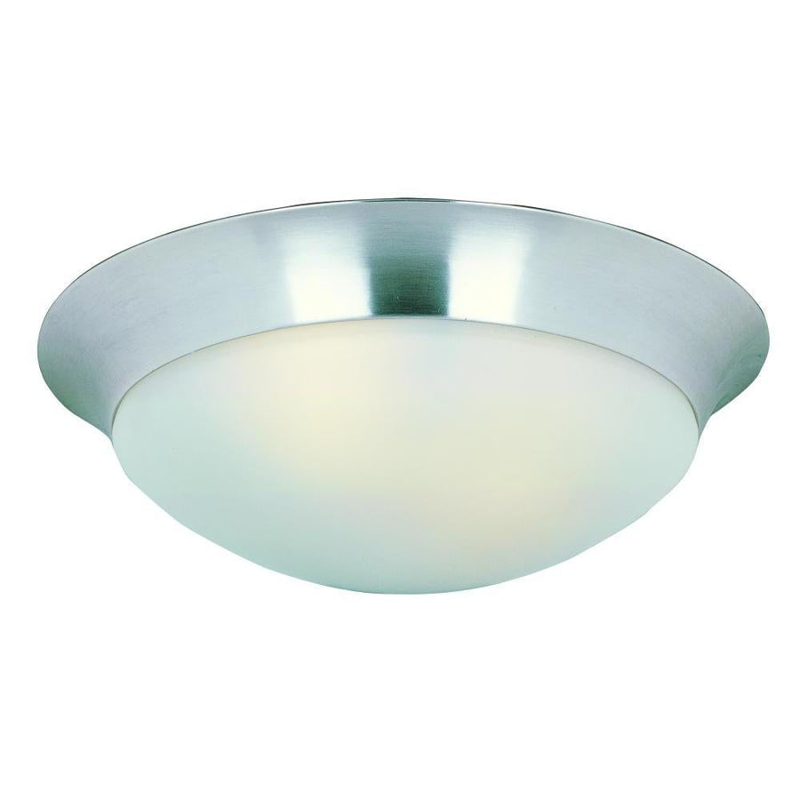 Maxim Lighting 5852FTSN Essentials 16.5 Inch Flush Mount Light – Satin Nickel