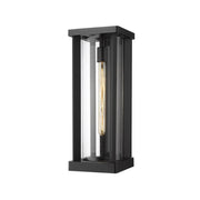 1 Light Outdoor Wall Light-Clear