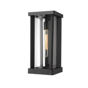 1 Light Outdoor Wall Light-Clear