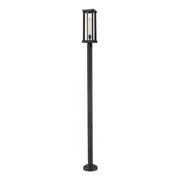 1 Light Outdoor Post Mounted Fixture-Clear