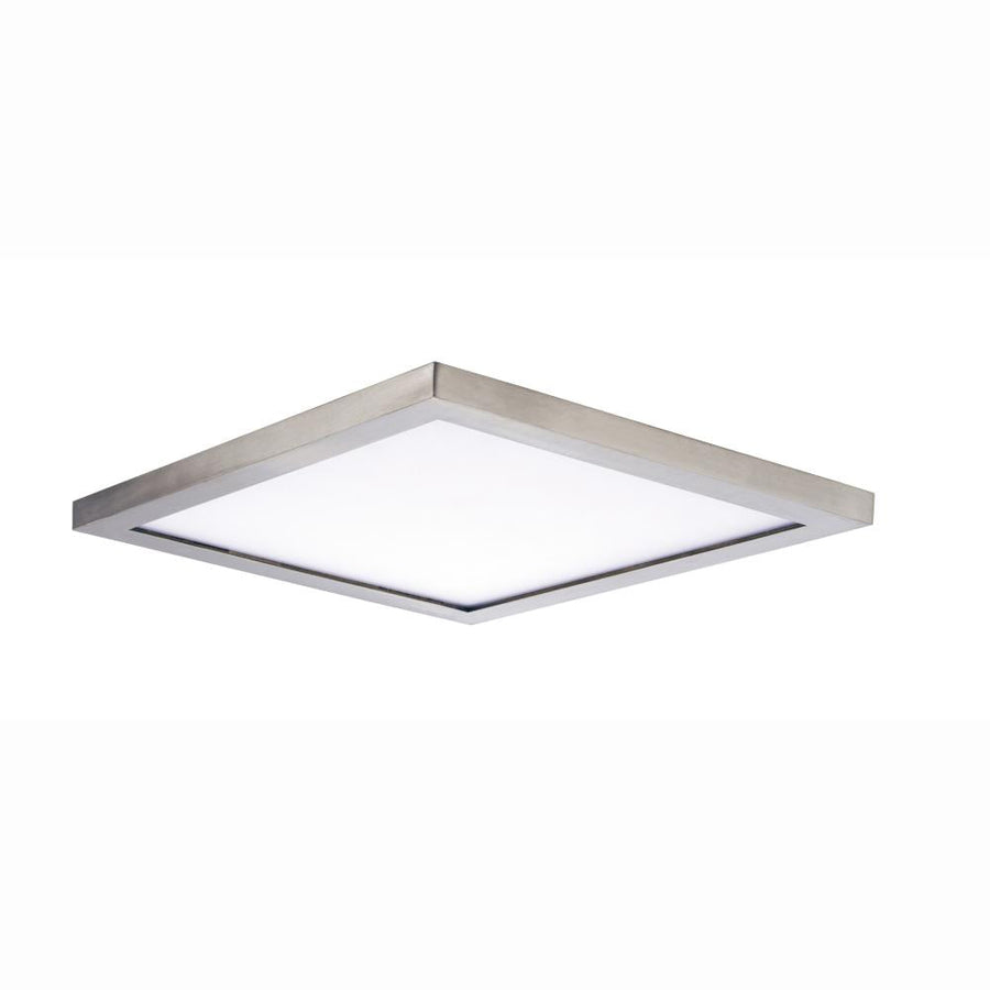 Maxim Lighting 58738WTSN Wafer 15 Inch Flush Mount Light – Satin Nickel