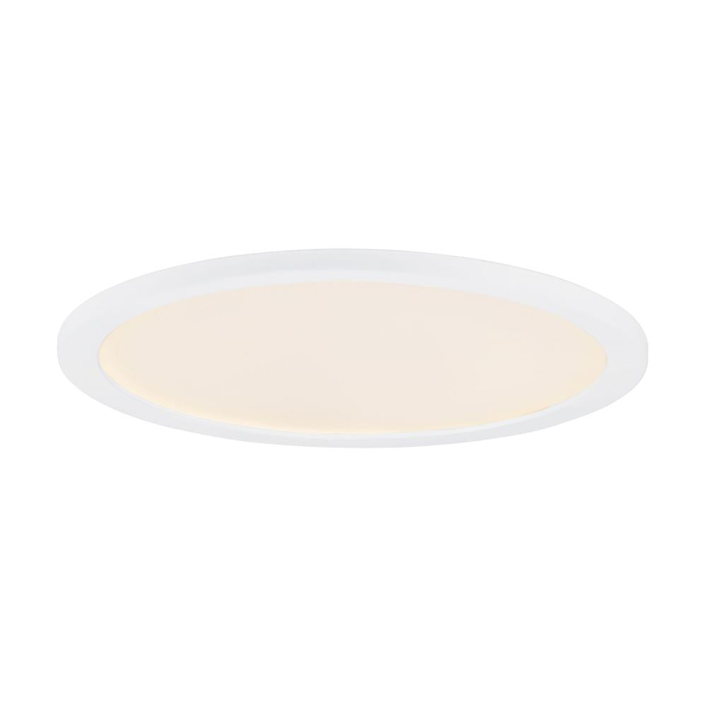 Wafer 22 Inch Flush Mount Light – White